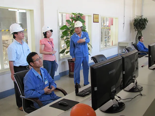 Clientes durante las inspecciones y visitas a la fábrica