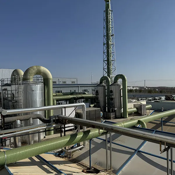 Torre de tratamiento de gases residuales